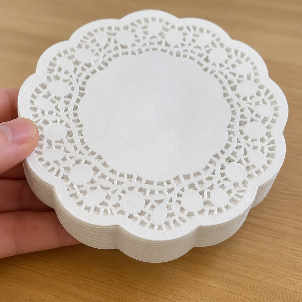 Commercial Paper Doilies 100mm Round - 250 Pack