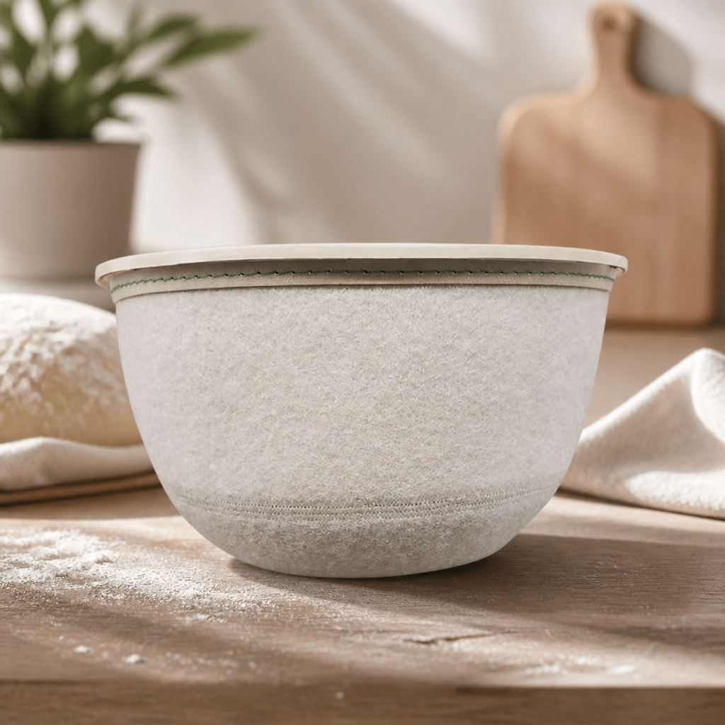 Virgin Wool Round Banneton 210mm for Bread Making and Handling