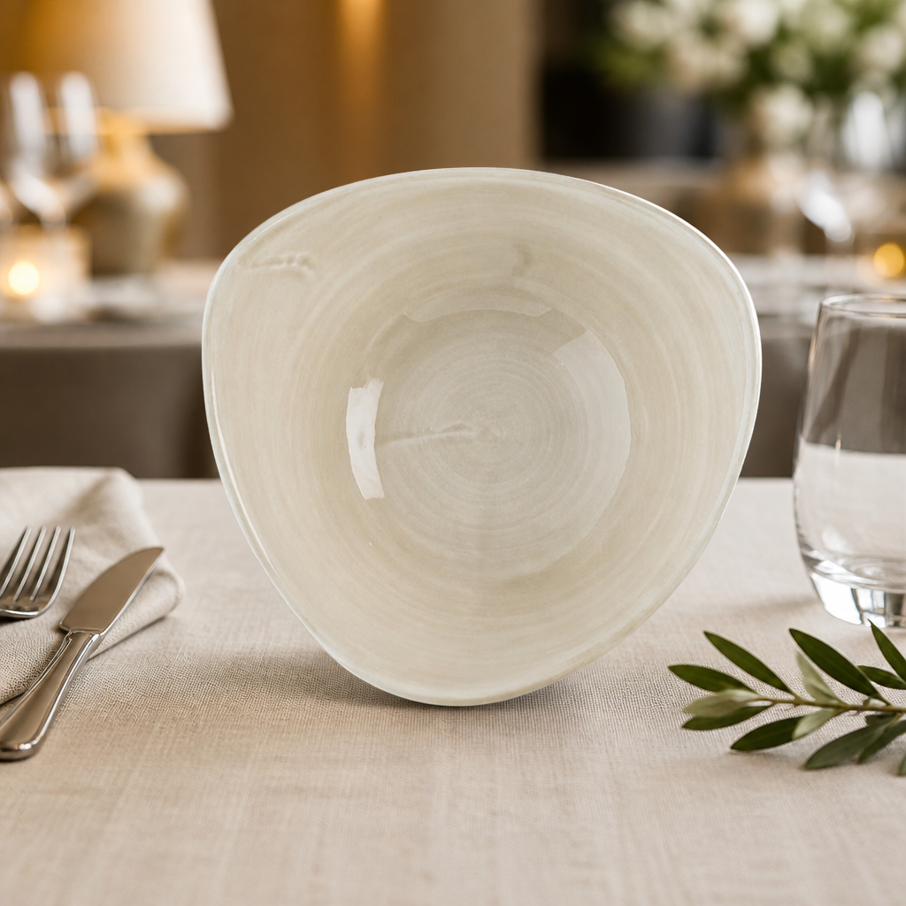 Commercial Canvas Natural Bowls 177mm 12 Pack