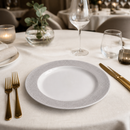 Commercial Wide Rim Plates 305mm Super Vitrified Porcelain 12 Pack