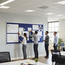 Premium Notice Board 6 Foot x 4 Foot with Smooth Felt Surface for Document Display