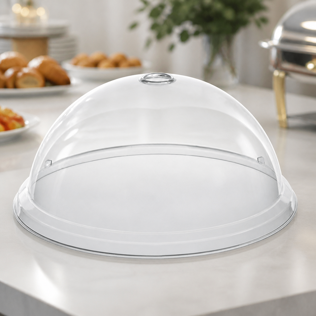 300mm Commercial Polycarbonate Domed Plate Cover Cloches