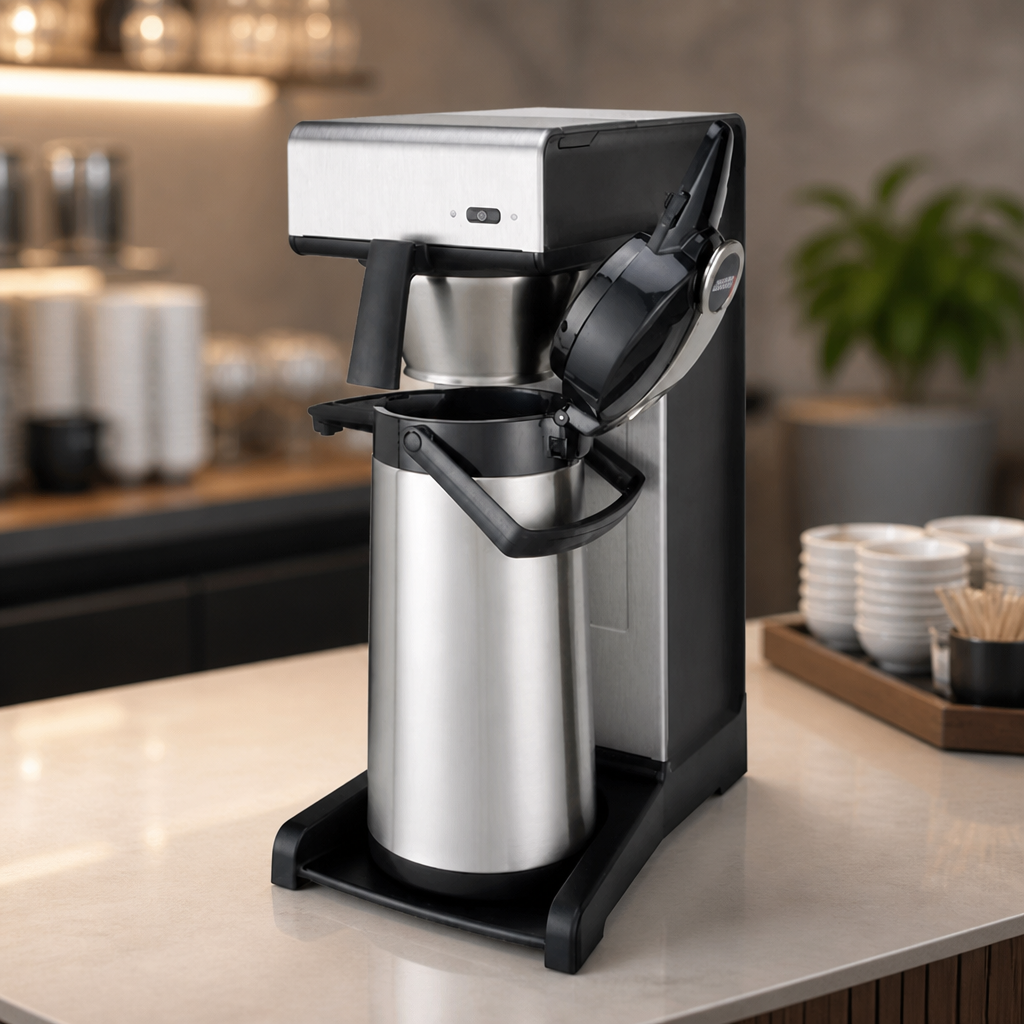 Commercial filter coffee machine with 2.2L capacity