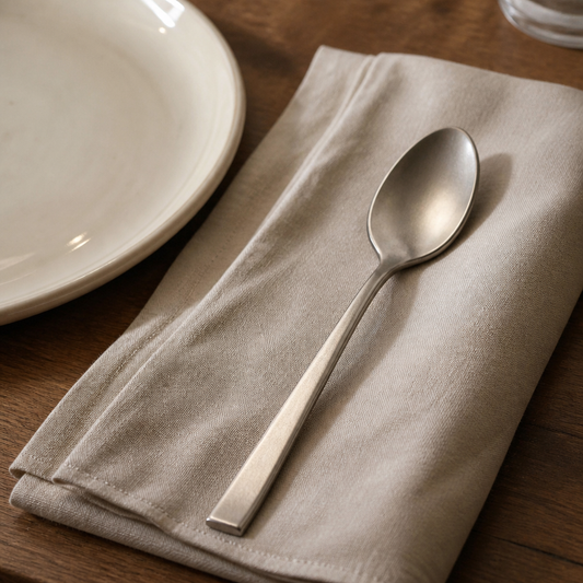 Commercial Vintage Teaspoon Set of 12 - Stainless Steel Cutlery