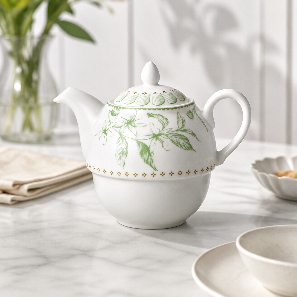 Commercial Tea For One Teapot 460ml Bone China 6 Pack