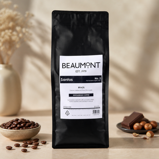 1kg Commercial Coffee Beans - Blended Arabica for Grinding