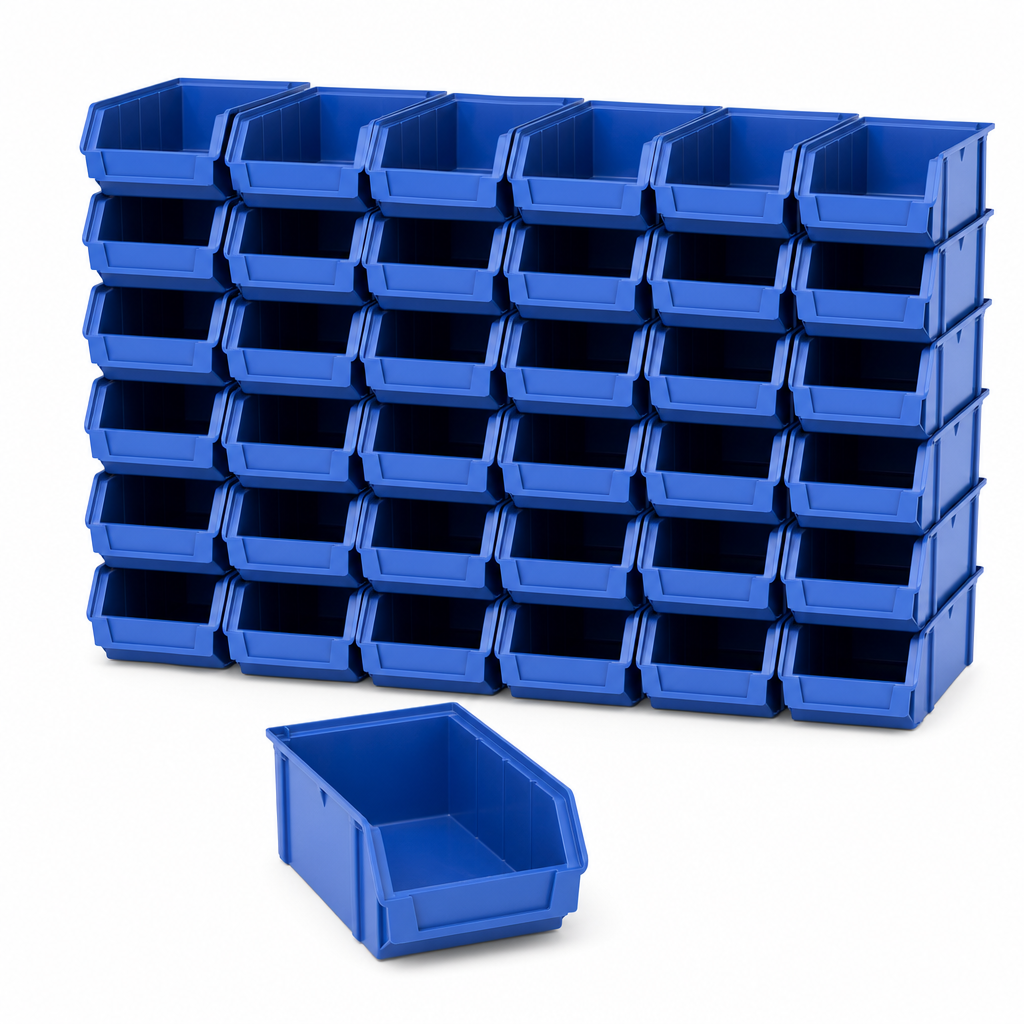3.5 Litre Plastic Storage Picking Bins – Pack of 38