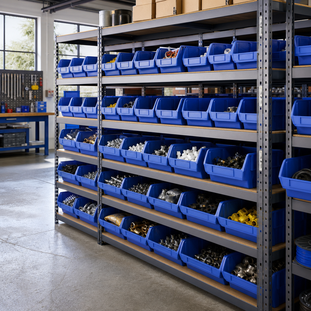30 Litre Plastic Storage Picking Bins – Pack of 100