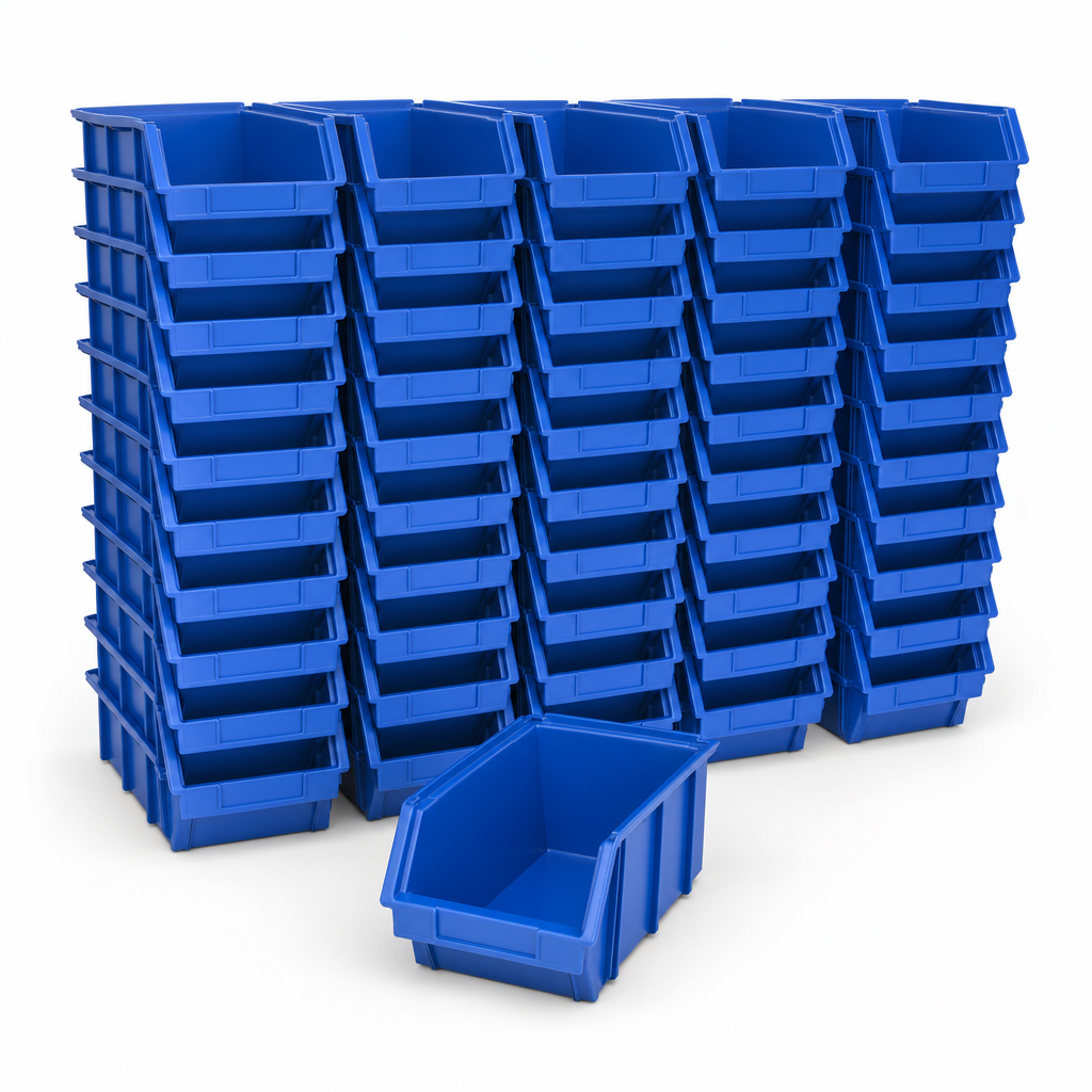 30 Litre Plastic Storage Picking Bins – Pack of 100