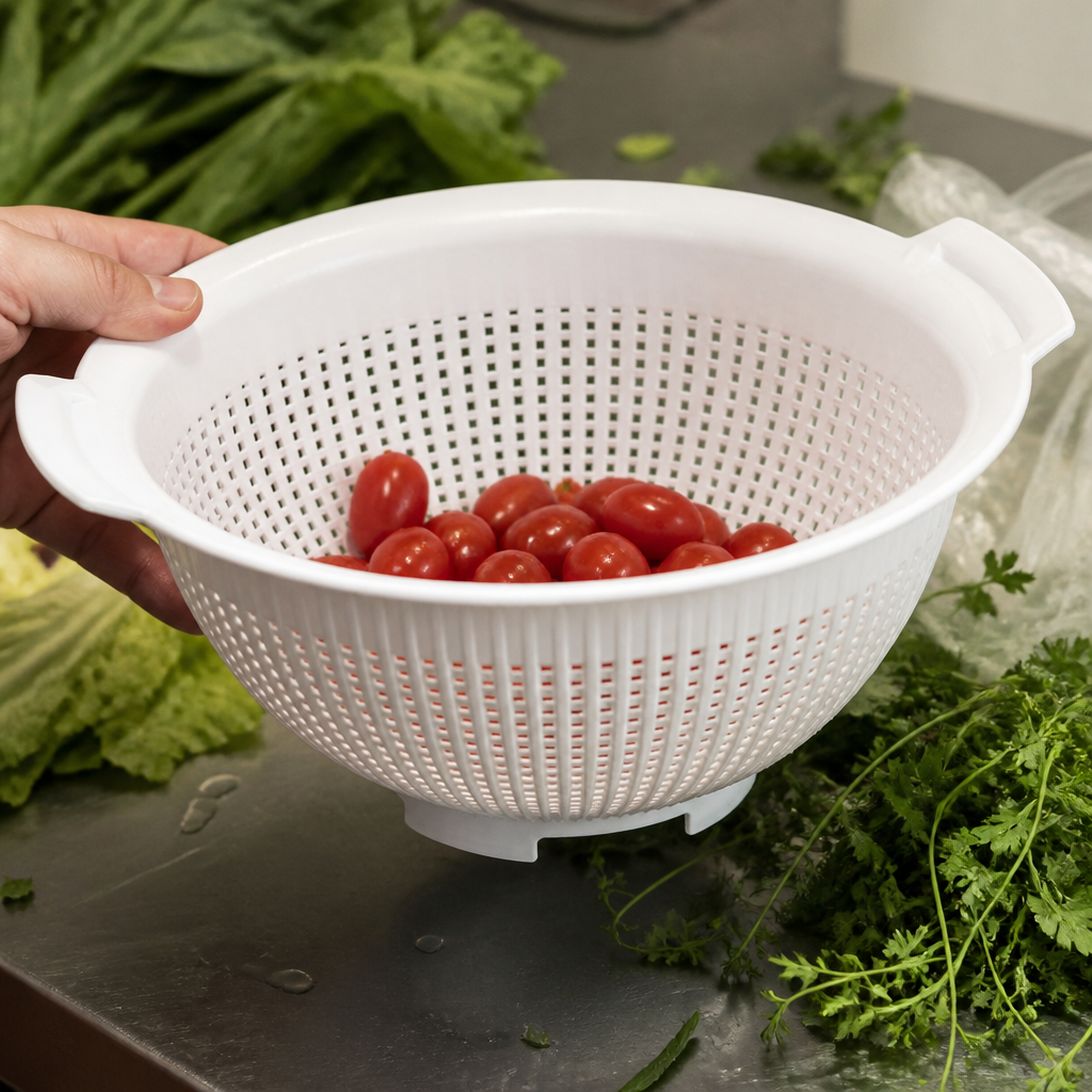 15" Commercial Polypropylene Colander with Handles