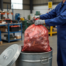 Premium Soluble Strip Refuse Sack - Heavy Duty Red 18x28x38 Inches, Case of 200 - High-Quality Professional Grade for Industrial and Commercial App...
