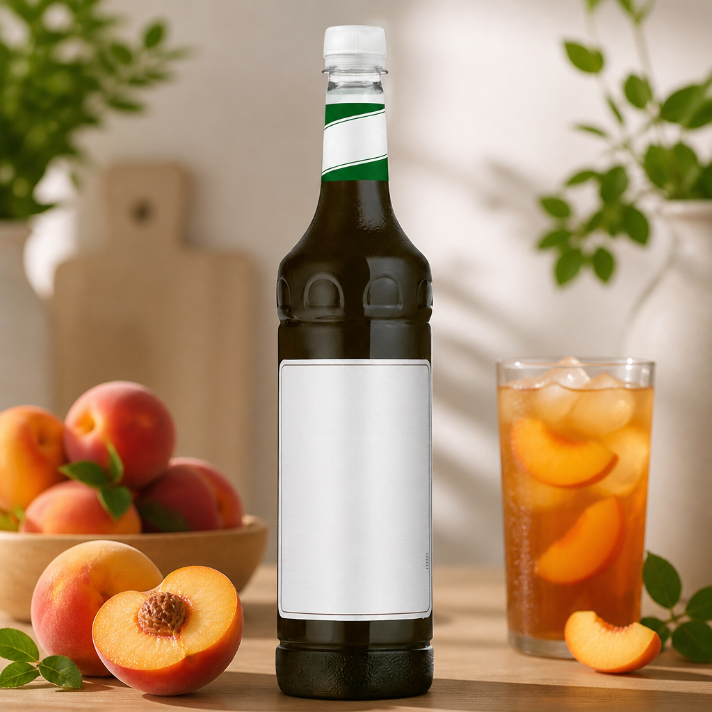 Commercial Peach Tea Concentrate 1L for Beverages and Cocktails