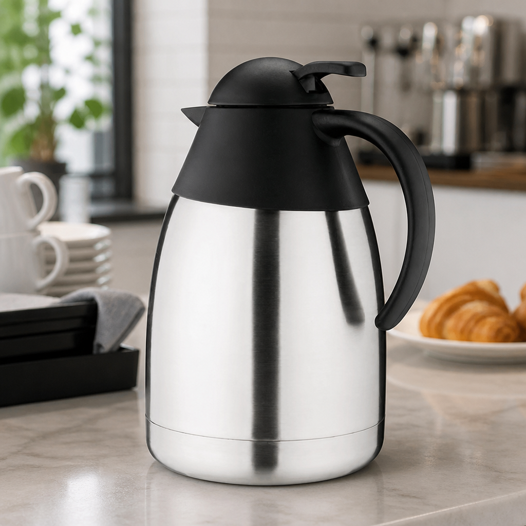 1.5Ltr Commercial Insulated Coffee Jug Vacuum Stainless Steel