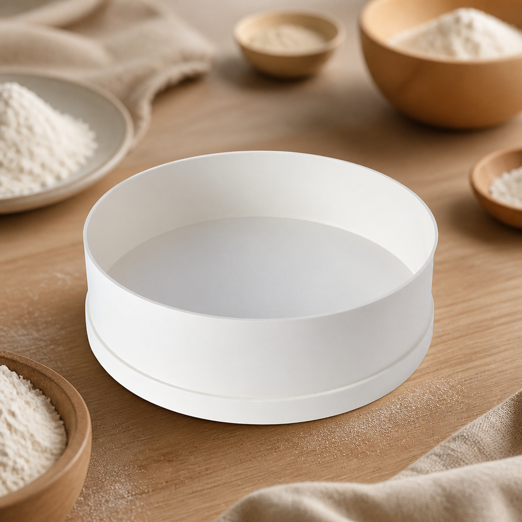 Commercial Flour Sieve 1mm Mesh Dishwasher Safe 90mm Height