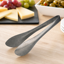225mm Stainless Steel Commercial Serving Tongs for Food Prep