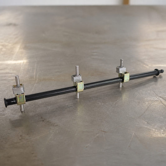 Commercial Gas Rail with Valves 500mm for barbecue equipment