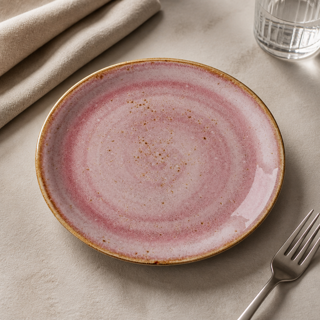 Raspberry Coupe Plate 20.25cm for Commercial Catering