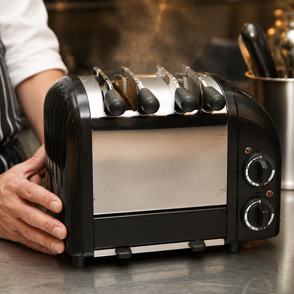 2 Slice Commercial Sandwich Toaster with Mechanical Timer