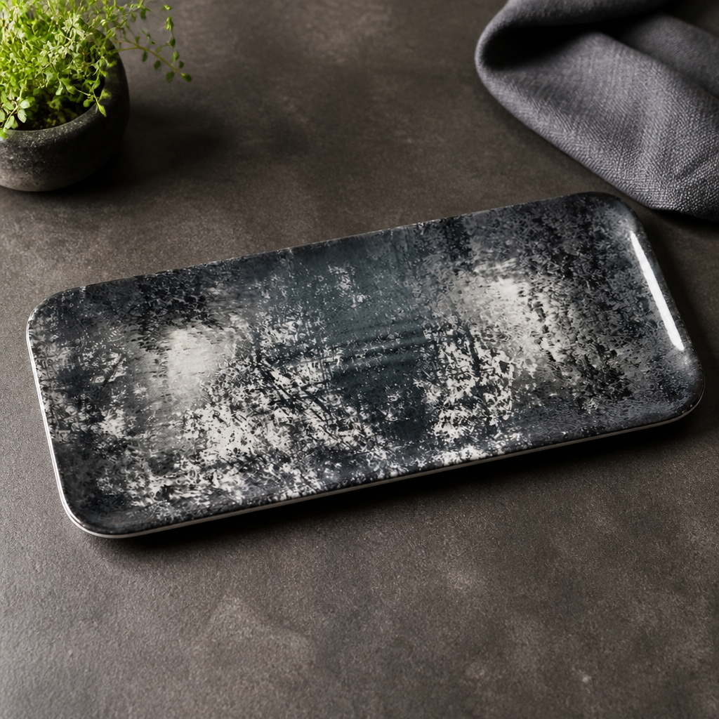 Commercial Urban Organic Coupe Rectangular Platter 338x155mm