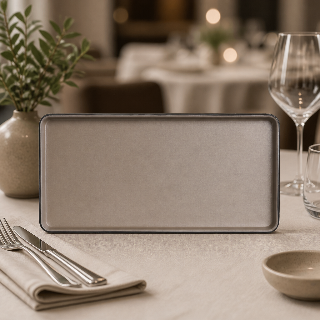 Commercial Melamine Rectangle Trays 254mm for food service