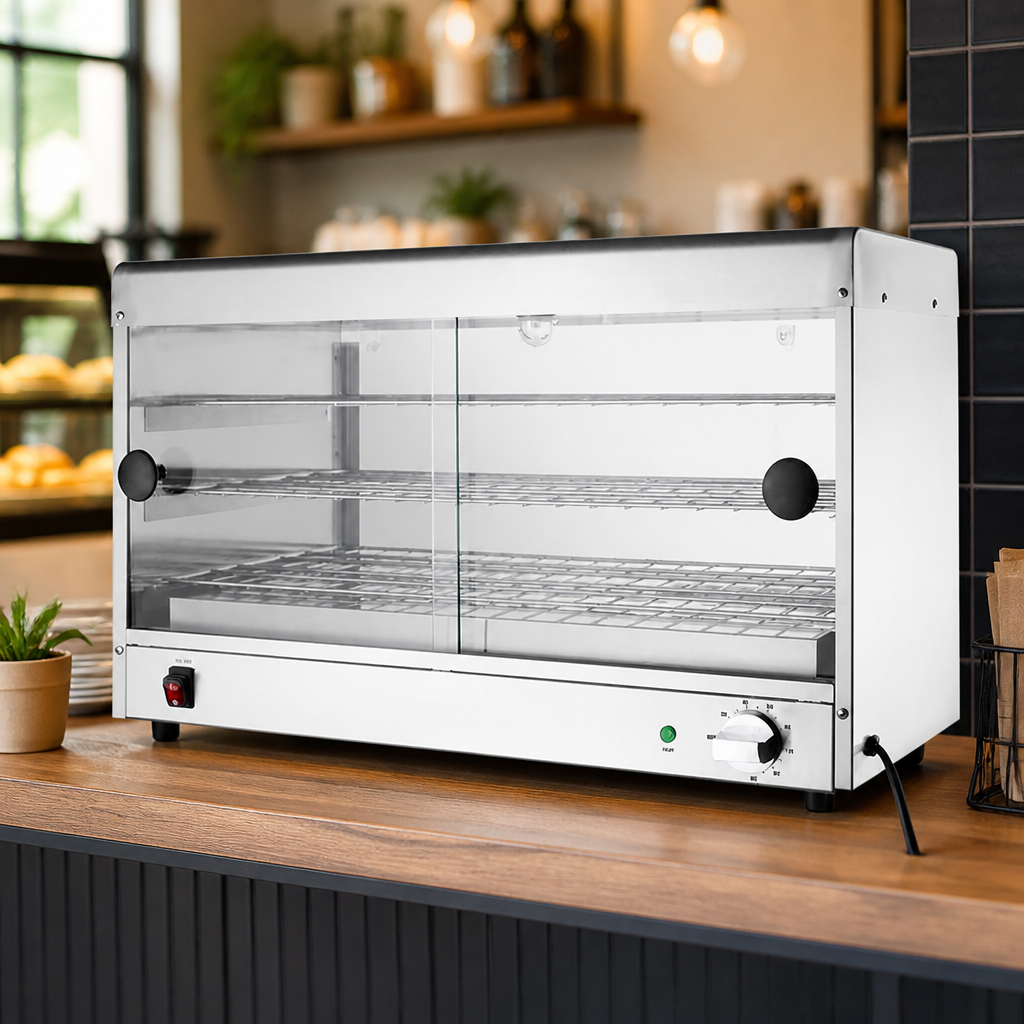 Commercial Pie Cabinet 60 Pie Capacity Sliding Glass Doors