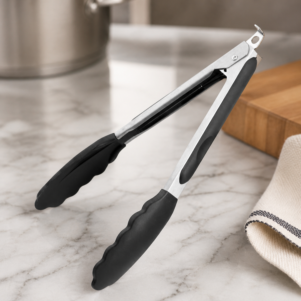 Heavy Duty Locking Tongs 230mm Commercial Kitchen Utensils