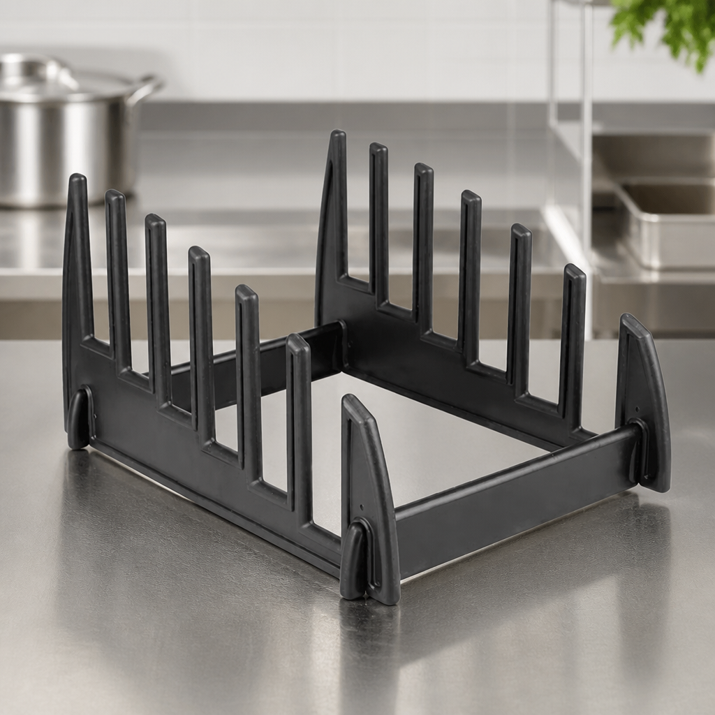Large Commercial Chopping Board Rack with 6 Slots for Storage
