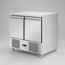 Commercial 257L Counter Fridge with Stainless Steel Worktop
