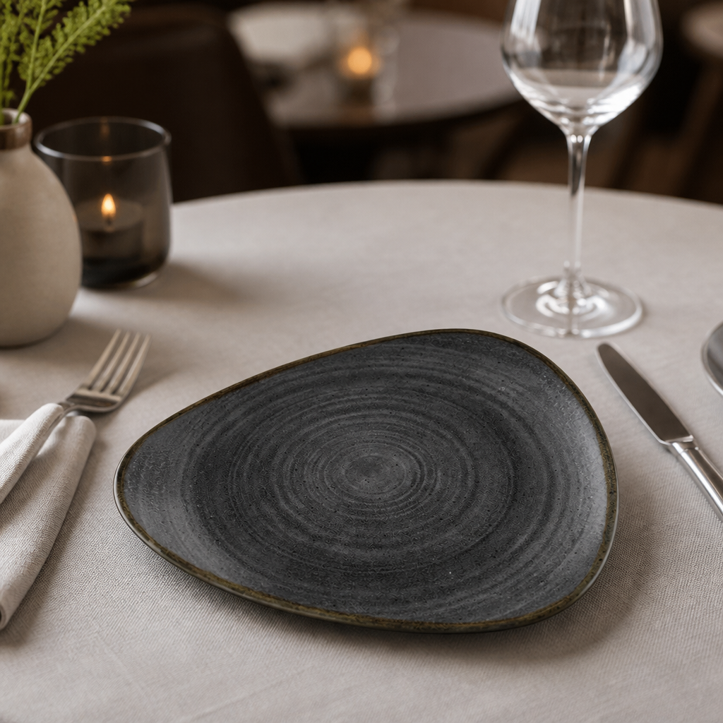 Commercial Raw Black Plate 229mm 12 Pack
