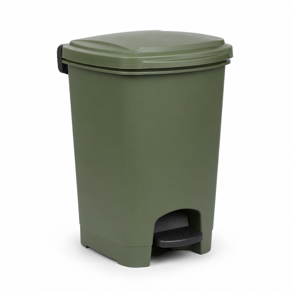 30L Plastic Pedal Food Waste Bin