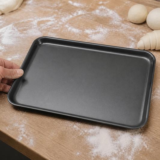 Commercial Aluminium Baking Tray 368x267mm Easy Clean