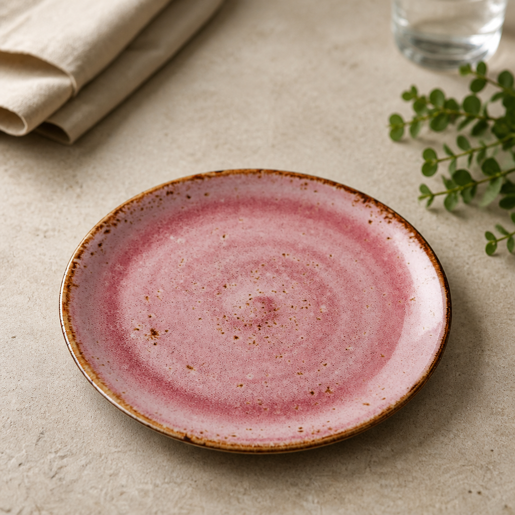 Commercial Raspberry Coupe Plate 152.5mm - 12 Pack