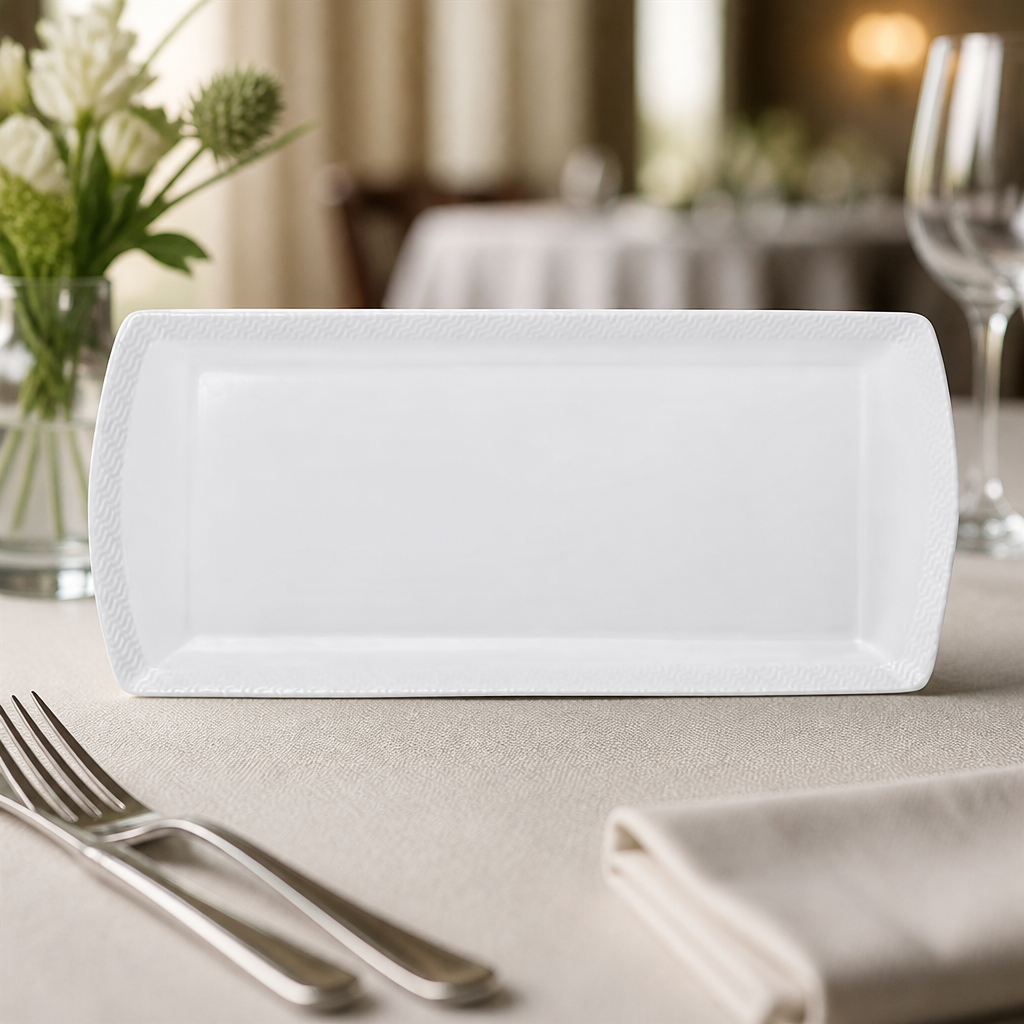 Commercial Rectangular Trays 340x150mm Pack of 12