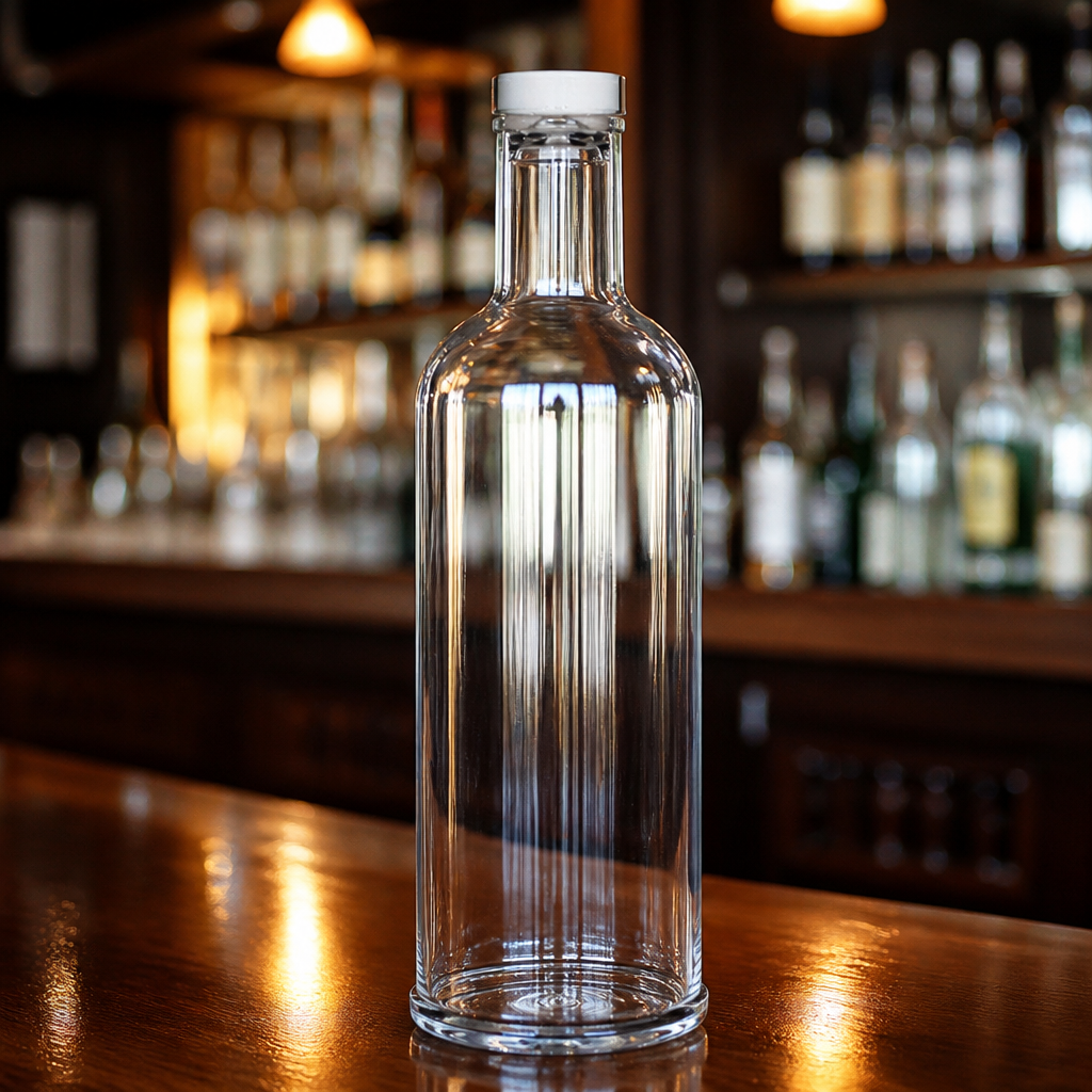 Commercial 1L Glass Bottles - 12 Pack for Bars and Restaurants
