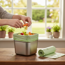 Premium Eco-Friendly 25L Compostable Food Waste Liners - Pack of 26 for Sustainable Waste Management