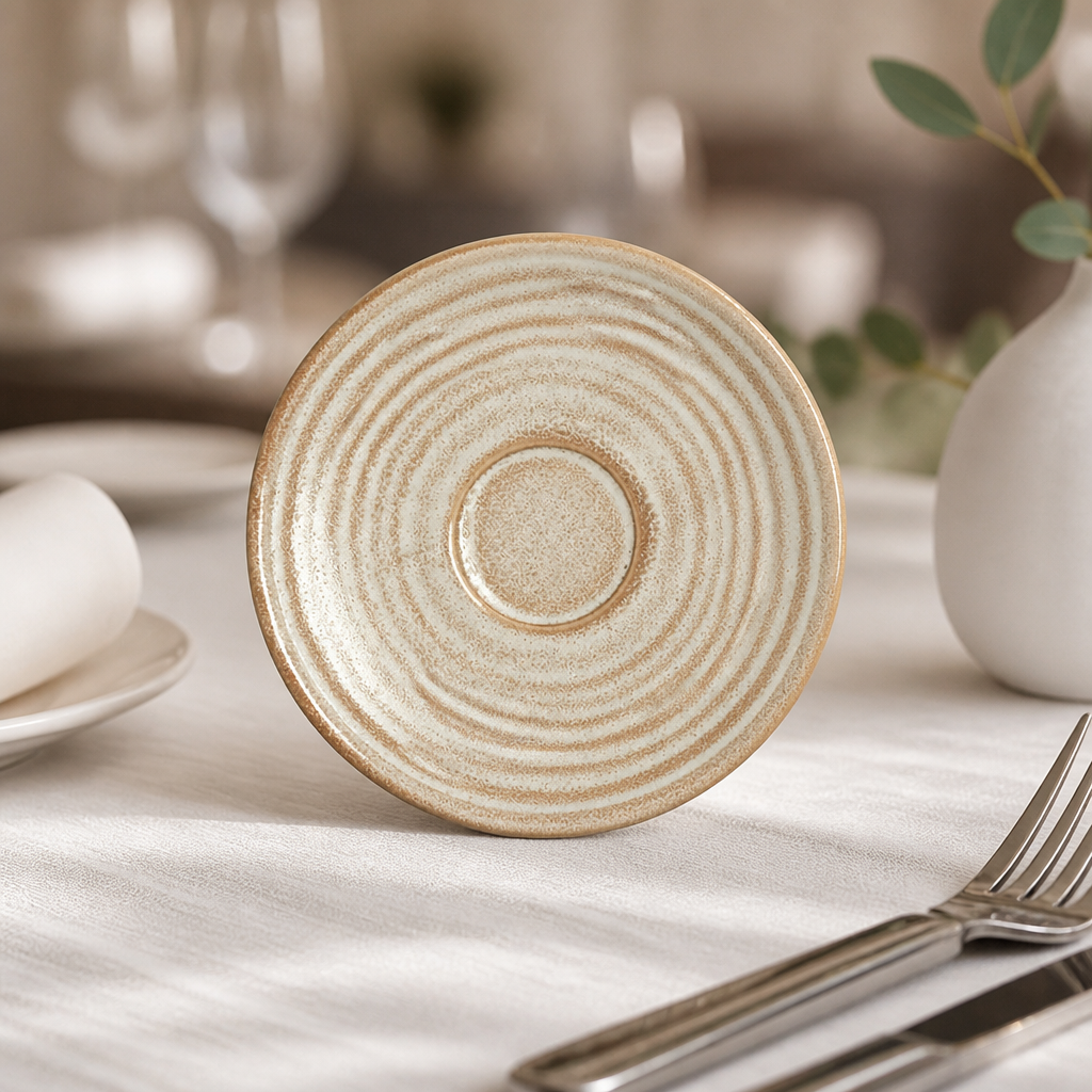 Commercial 125mm Round Saucers - 12 Pack