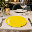 Commercial Polypropylene Plates Yellow 230mm 12 Pack