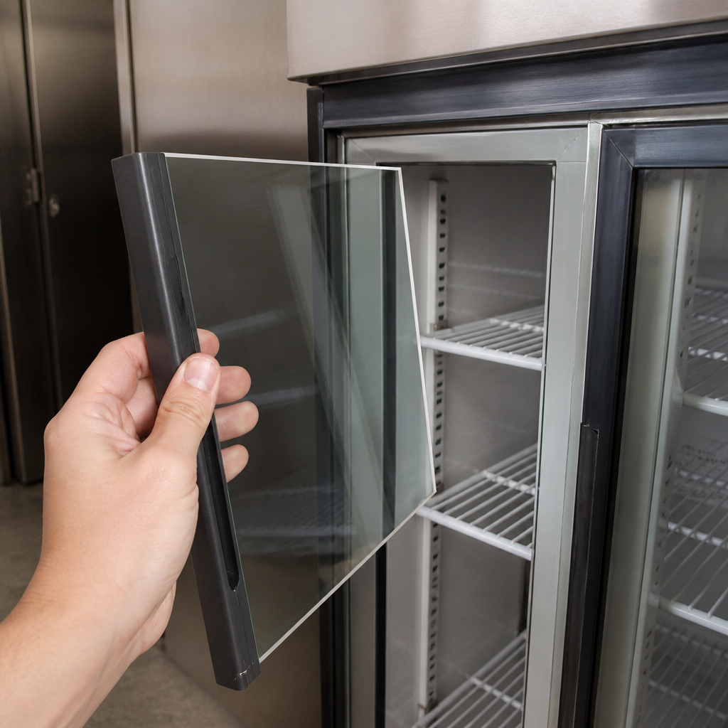 Complete Door Assembly Set for Commercial Heated Merchandiser