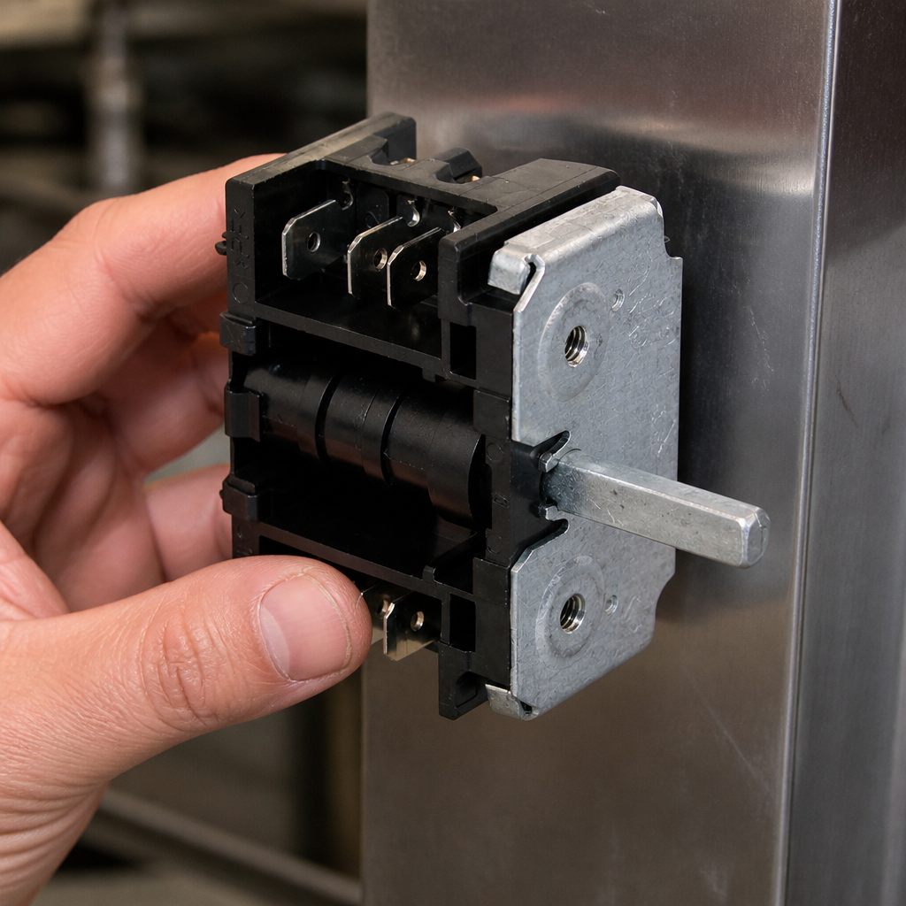 Replacement Fan Switch for Commercial Ovens and Induction Ranges