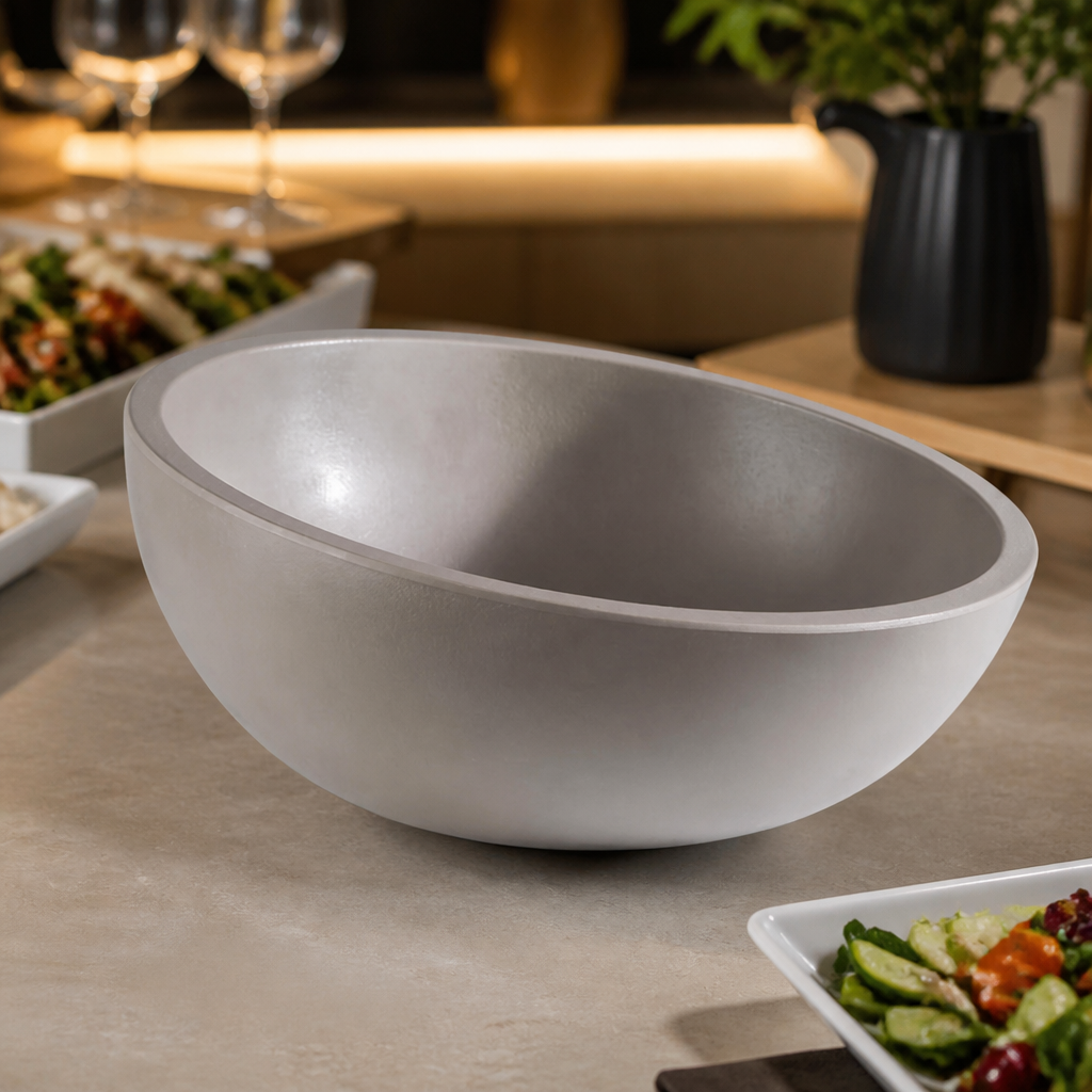 Commercial Melamine Sloping Bowl 300mm 2.3Ltr Capacity