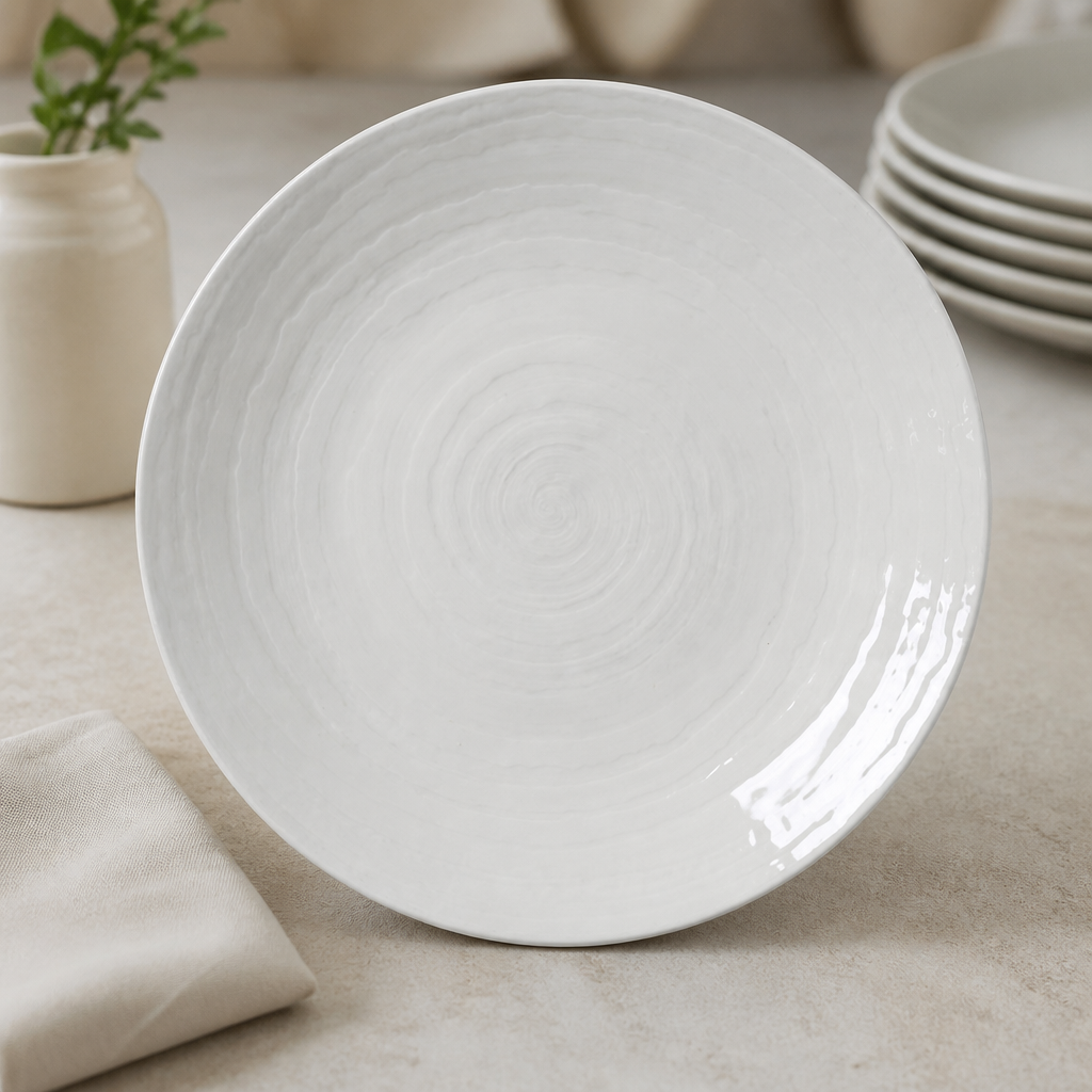 Commercial Coupe Plates 285mm Pure 12 Pack