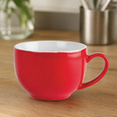Commercial Cafe Cappuccino Cups Red 340ml 12 Pack