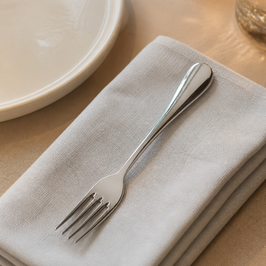 12 pack of commercial dessert forks 18/10 stainless steel 180mm