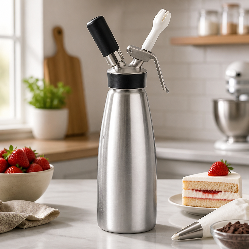 1L Stainless Steel Commercial Whipped Cream Dispenser