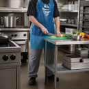 Disposable Blue Aprons 100 Pack Commercial Plastic 660x1067mm