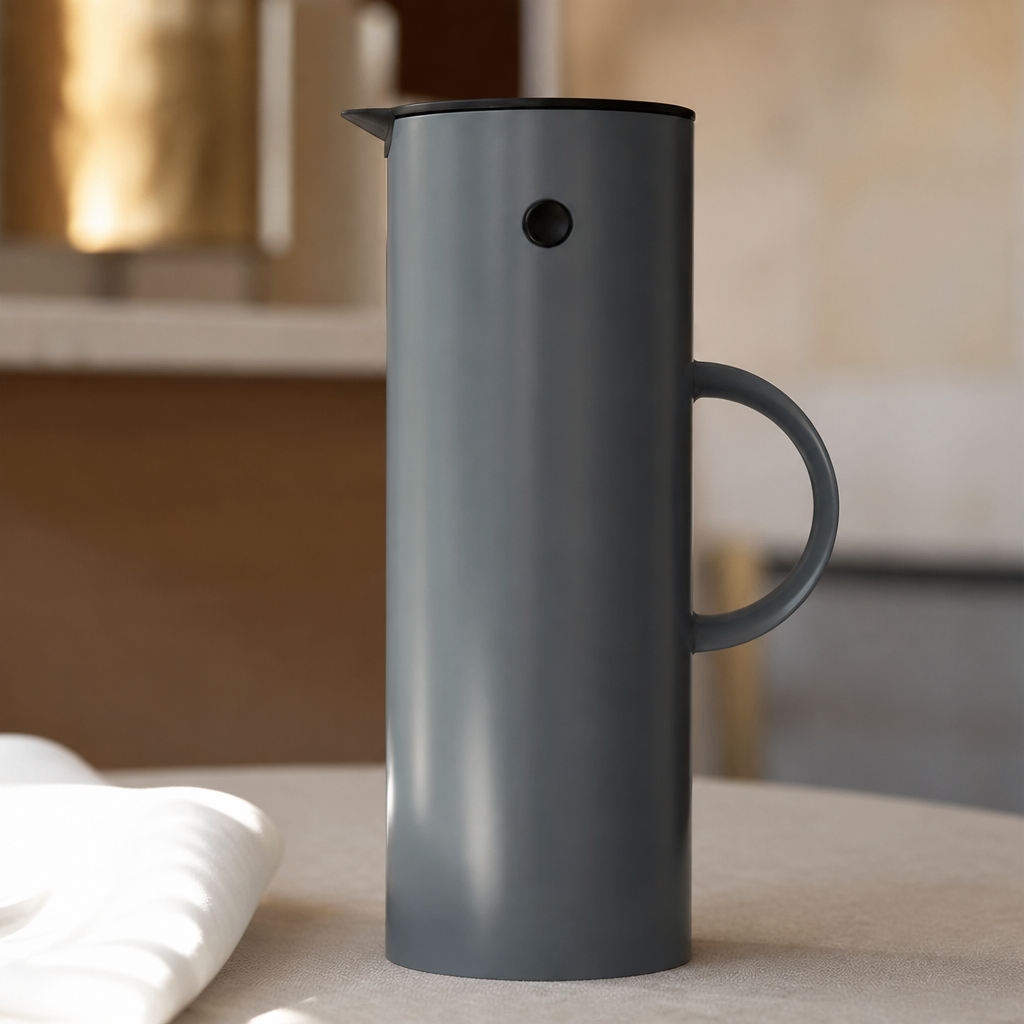 1Ltr Commercial Vacuum Jug with Glass Lined Interior