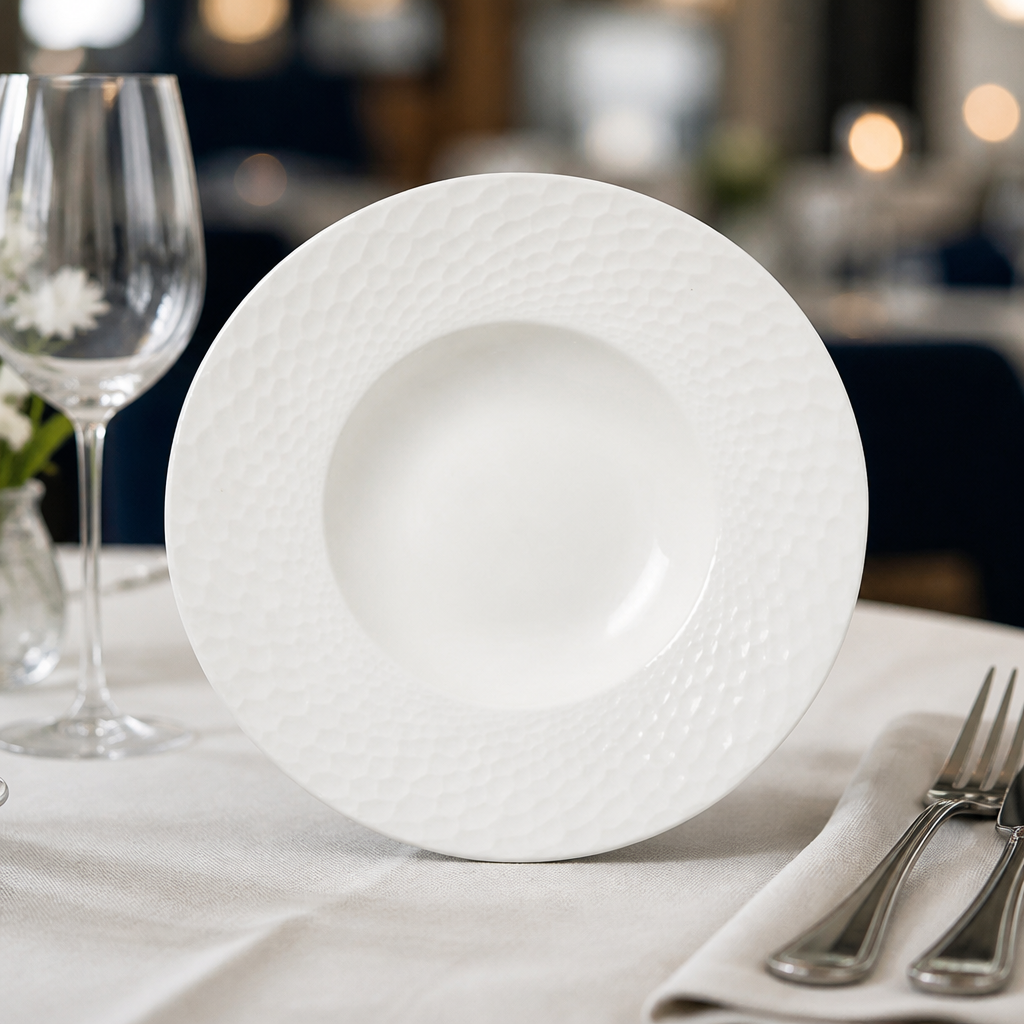 Commercial Deep Rimmed Bowls 285mm - 6 Pack Gourmet Dinnerware