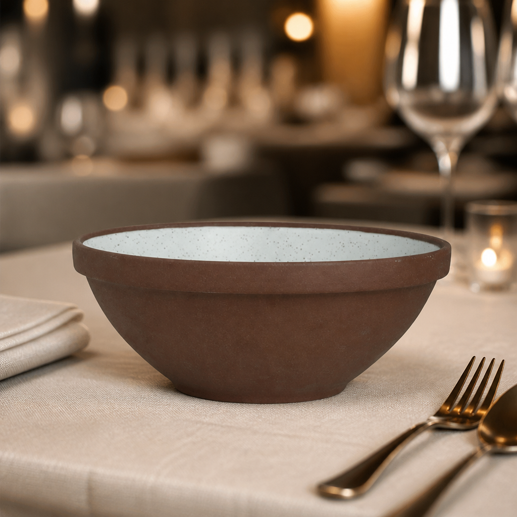 Commercial Spice Sea Salt Bowls 510ml 12 Pack Vitrified Stoneware