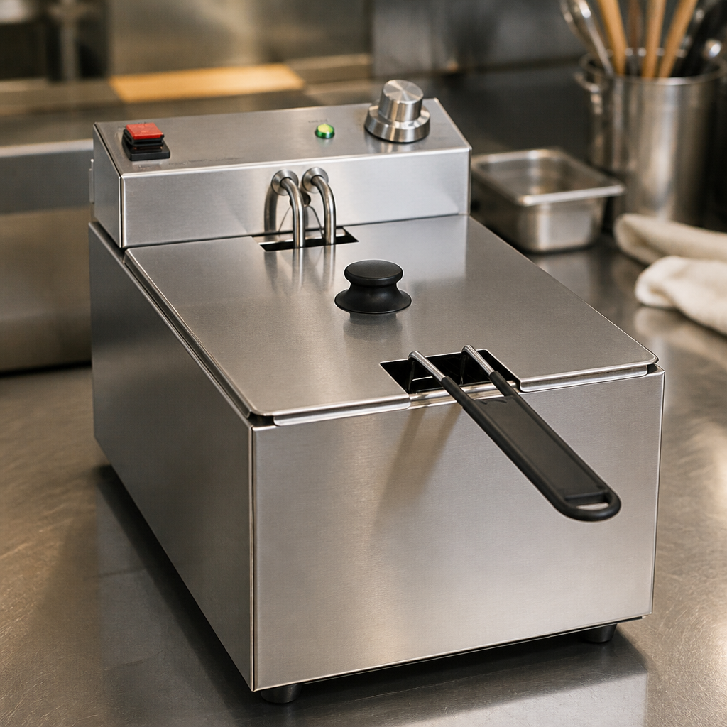 Commercial Countertop Electric Fryer 5Ltr Stainless Steel