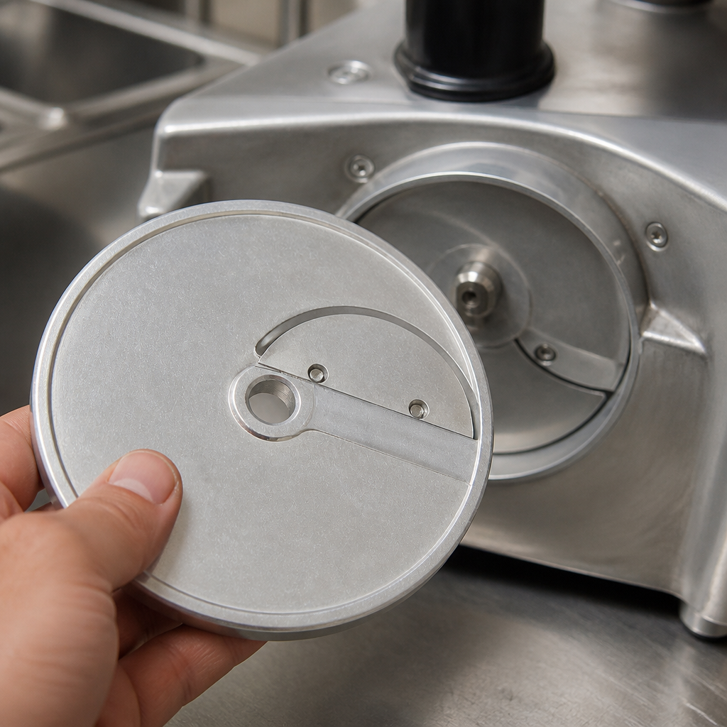 Commercial 10mm slicer disc for veg prep machine